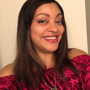 Ruby off shoulder party dress.